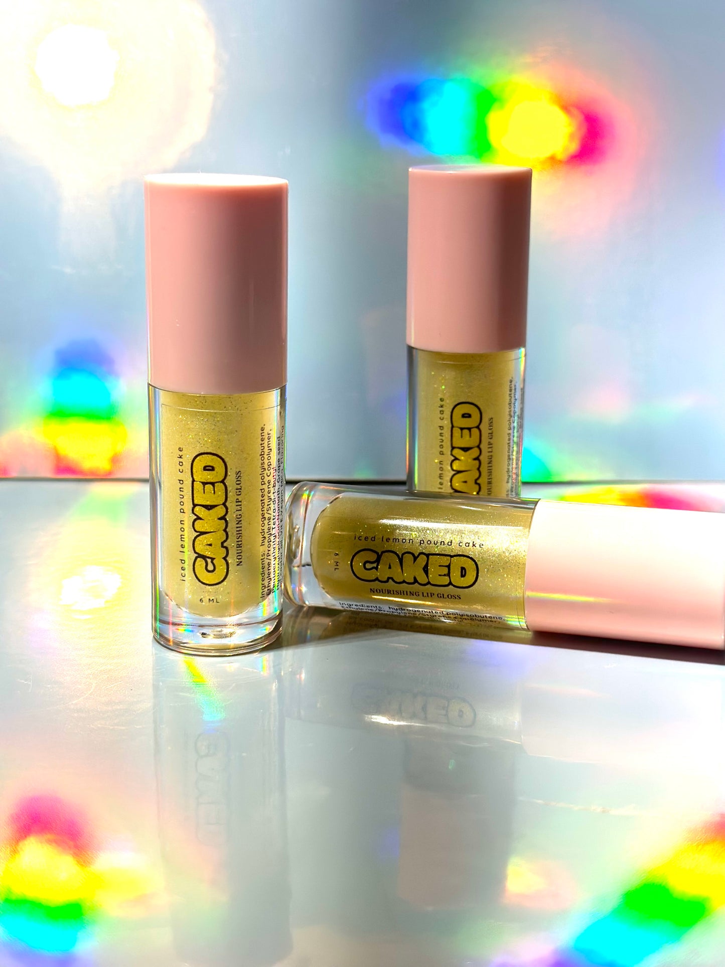 CAKED- Iced Lemon Pound Cake Lip Gloss